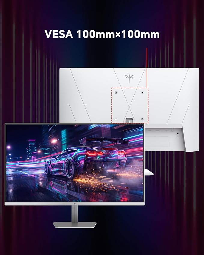 KTC 24 Inch 240Hz Gaming Monitor1080P PC Computer Monitor with Fast IPS Panel HDR 400 Adaptive Sync 1ms(MPRT) 116% sRGB HDMI Display Port Eye Care VESA Mount White H24F7