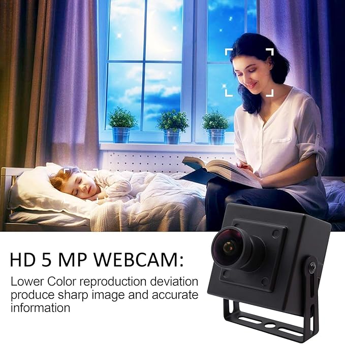 USB Camera 5 Megapixel 2592X1944 Webcamera with Aptina Sensor Webcam 180 Degree Fisheye Lens POE IP Camera High Difinition USB Webcam