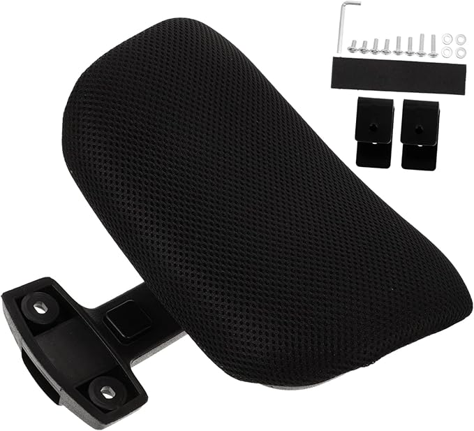 Operitacx 1set Ergonomic Adjustable Headrest for Office Chair Neck Support Cushion Height and Angle Suitable for Home and Work Use Easy Installation