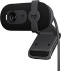 Logitech Brio 101 Full HD 1080p Webcam for Meetings Streaming Desktop Laptop PC - Built-in Mic Shutter Works with Zoom Nintendo Switch 2’s new GameChat Mode USB-A-Black Pack of 10