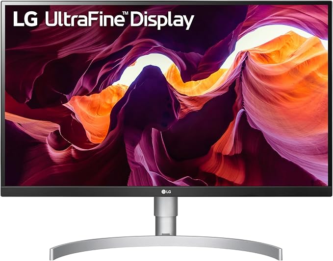 LG 27UL850-W 27 Inch UltraFine (3840 x 2160) IPS Display with VESA DisplayHDR 400 and USB Type-C Connectivity White