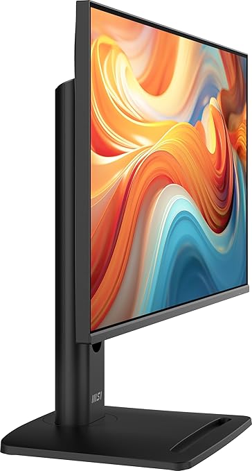 msi PRO MP245PG E14 24-inch IPS 1920 x 1080 (FHD) Computer Monitor 144Hz Adaptive-Synch HDMI Display Port VGA Port VESA Mountable Tilt Height AdjustableSpeaker 1ms Black