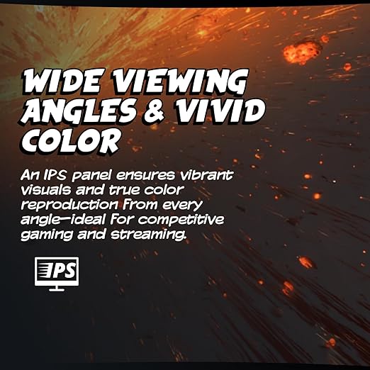 AOC 25G51Z 25-inch Gaming Monitor FHD 1920x1080 240Hz Refresh Rate 0.5ms MPRT IPS Panel HDR 3-Sided Frameless HDMI 2.0 x1 Display Port x1 3-Year Zero-Bright-Dot