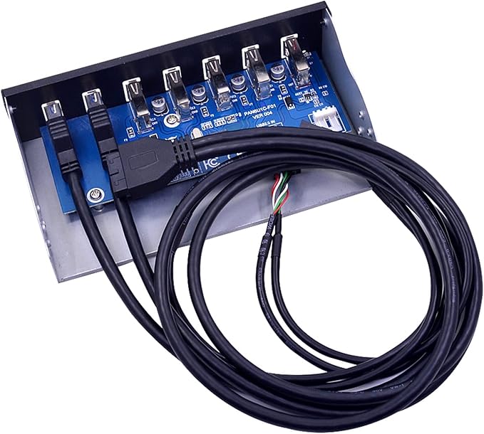 5Gbps 20Pin USB 3.0 Front Panel BC 1.2 Rapid Charging USB 2.0 USB2.0 USB3.0 HUB Expansion Bracket for PC 5.25'' DVD-ROM