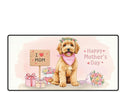 Happy Mother's Day Goldendoodle Love Dog Mom Heart Flower Desk Mat Full Keyboard Mouse Pad Doodle Dog Lover Gifts Idea Large Mousepad 12004