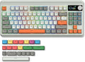 Womier M87 75% Mechanical Keyboard with TFT Smart Display &amp Knob Gasket Mount Tri-Mode Wireless Bluetooth/2.4G Hot-Swappable Linear Switches PBT Keycaps RGB Gaming Keyboard for Mac &amp Win (C