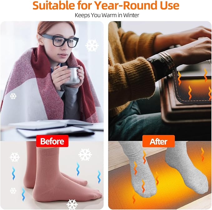 Heated Desk Pad Mouse Pad - Heated Desk Mat - Warm Desk Pad - 3 Levels Heating &amp 4 Hours Auto Shut-Off PU Leather Mouse Pad - 31.5 x 13 inch (Medium Grey)