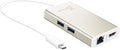j5create USB C Hub Multi-Adapter Docking Station with HDMI 4K 2X USB 3.1 SuperSpeed Ports Ethernet Power Delivery 2.0 (JCA374)