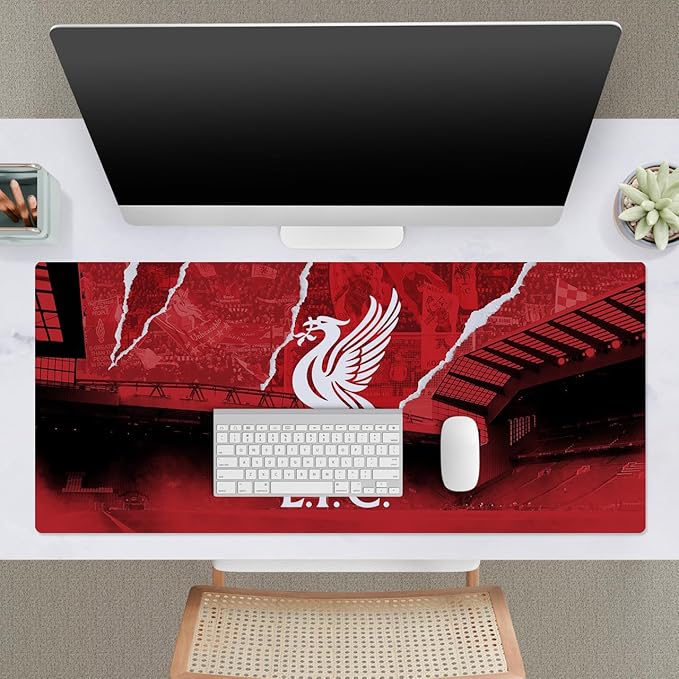 Head Case Designs Officially Licensed Liverpool Football Club Stadium Graphics 37.4 x 15.75 x 0.16 inches (900 x 400 mm) - XL Gaming Office Desk PC Keyboard Mouse Mat Pad