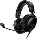 HyperX Cloud III – Wired Gaming Headset PC PS5 Xbox Series X|S Angled 53mm Drivers DTS Spatial Audio Memory Foam Durable Frame Ultra-Clear 10mm Mic USB-C USB-A 3.5mm – Black