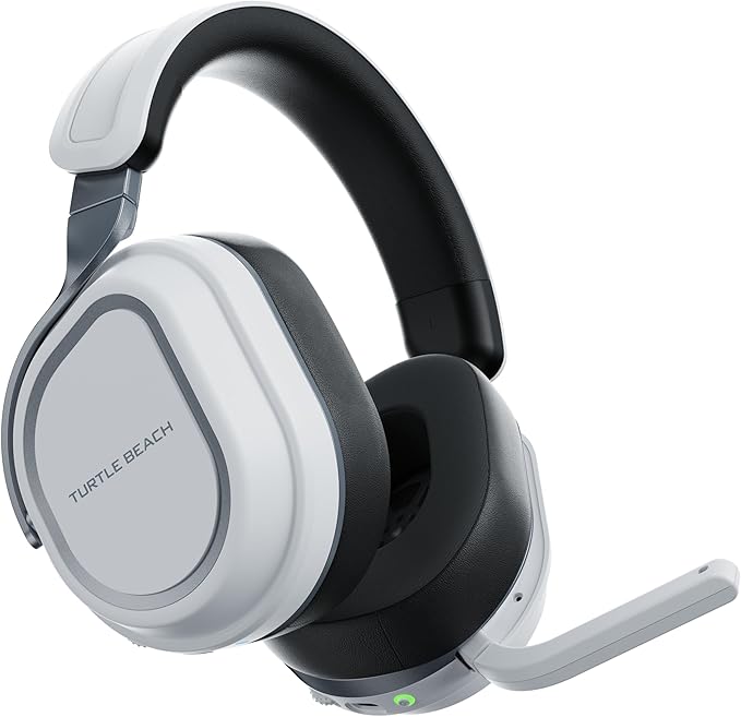 Turtle Beach Stealth 700 Gen 3 Wireless Multiplatform Amplified Gaming Headset for PS5 PS4 PC Mobile – 60mm Drivers AI Noise-Cancelling Mic Bluetooth 80-Hr Battery Dual Transmitters – White
