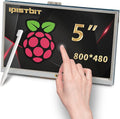 5 Inch Raspberry Pi Screen Touchscreen Monitor 800x480 HDMI LCD Screen for Raspberry Pi 400/4/3/2/Zero/B/B+ Windows 11/10/8/7