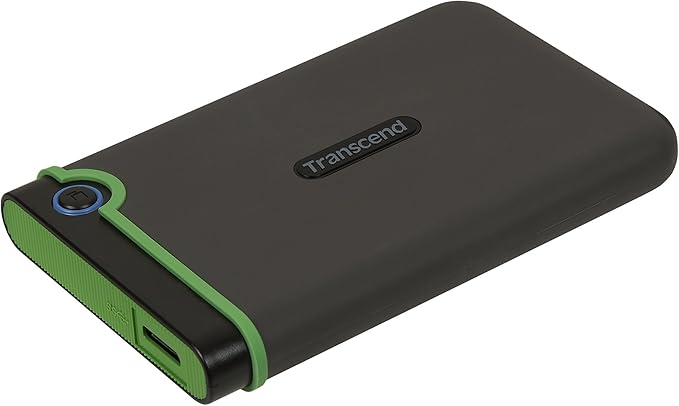 Transcend 1TB USB 3.1 Gen 1 StoreJet 25M3S SJ25M3S Rugged External Hard Drive TS1TSJ25M3SGrey