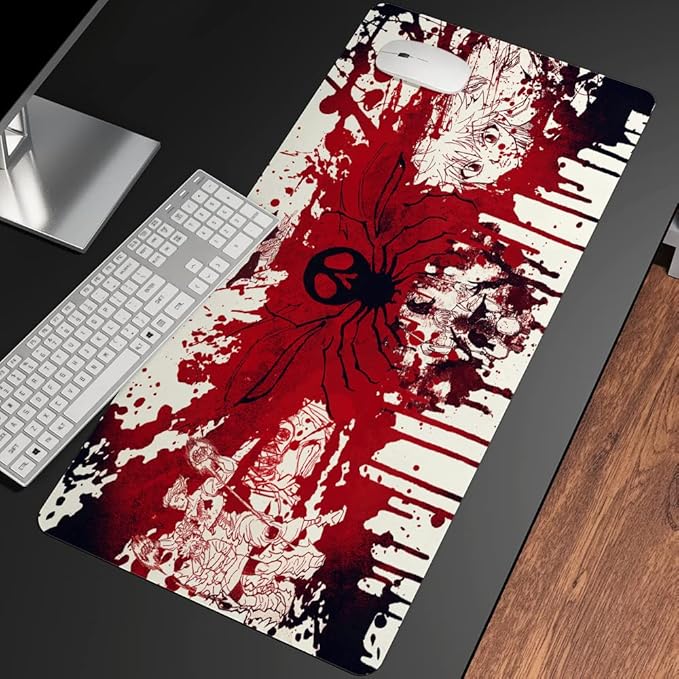 RAINBOWS XXL Gaming Professional Hunter Beautiful Cute Printing Mouse Pad Desk Pad Anime Pad Computer Player PC Mouse Mats(QZLR-015700x400x3mm)