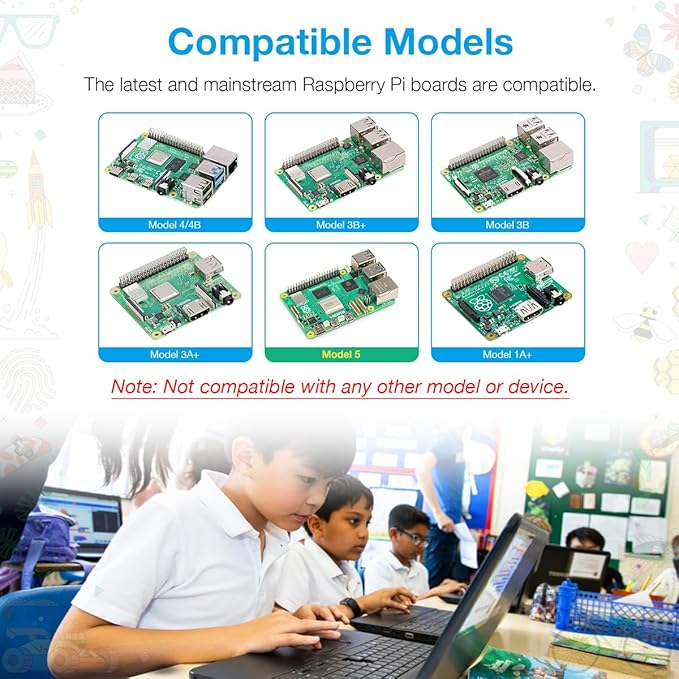 5 Inch Touchscreen IPS MIPI DSI Display Compatible with Raspberry Pi 5/4/3 800x480 Pixel Capacitive Screen Driver-Free Interface
