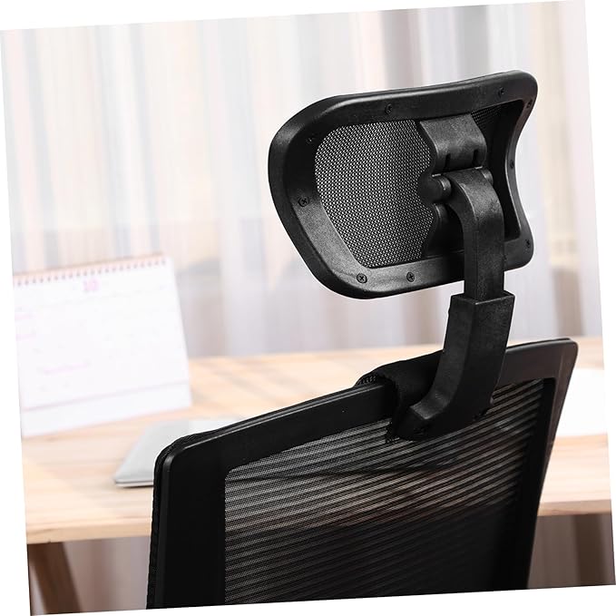 Office Chair Headrest Pillow Mesh Computer Chair Headrest Attachment Neck Support Height Adjustable for Comfortable Use