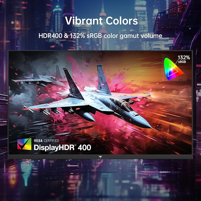 KTC 27 Inch 4K Gaming Monitor UHD 160Hz/144Hz 1ms Fast IPS Monitor Freesync/G-Sync HDR400 132% sRGB HDMI DisplayPort VESA Tilt/Height/Pivot Adjustable H27P22S (Renewed)
