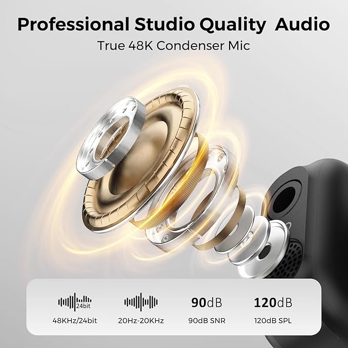 NearStream Professional Interview Equipment Kit – VM33 2K Streaming Camera &amp AWM28T Wireless Lavalier Microphone Camera and Wireless Mic Bundle for Interviews Podcasts YouTube &amp Livestreami