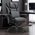 High Back Office Chair Ergonomic Executive Massage Chairs with Adjustable Armrest and Lumbar Support Comfy Adjustable Height Rocking Computer Gaming Chair with Swivel Wheels (Black)