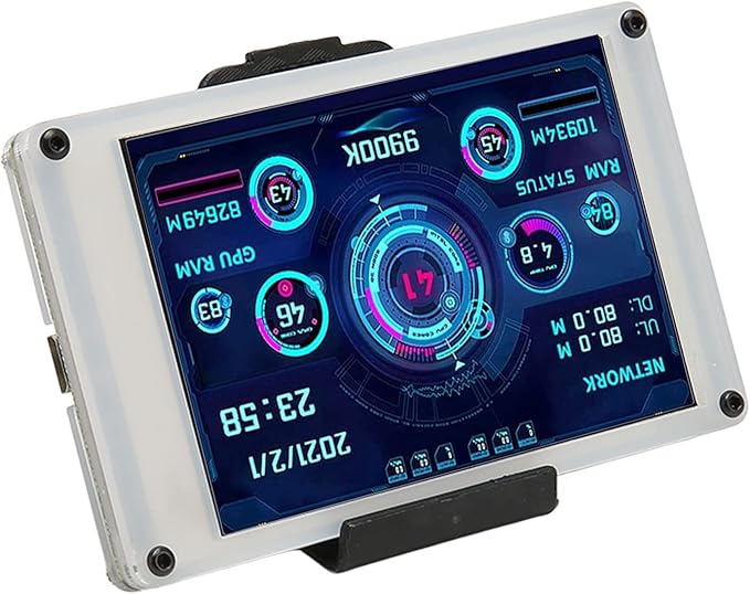 Acogedor 3.5 Inch IPS USB Mini Screen Computer Temp Monitor PC CPU GPU RAM HDD Data Monitor PC Sensor Panel Display with Visual Theme Editor