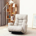 Adjustable Head and Waist Game Chair Lounge Chair in The Living Room 360 Degree Rotatable Sofa ChairRotatable Seat Leisure Chair