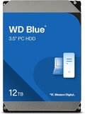 Western Digital 12TB WD Blue Internal Hard Drive HDD - 7200 RPM SATA 6 Gb/s 512 MB Cache 3.5 - WD120EAGZ