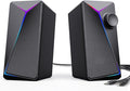 ROSON Computer Speakers Gaming PC Speakers with Enhanced Bass and Volume Control Stereo 2.0 USB Powered 3.5mm Aux Multimedia Speakers for Laptop/Desktop/Tablets/Phone