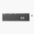 Kensington KB535 Wireless Keyboard Bluetooth &amp 2.4GHz Connection Full-Size Layout Quiet Scissor-Switch Keys Programmable Copilot Hotkey Compatible with Windows Black (K75408NA)