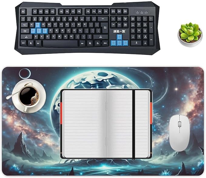 Tree of Life Mouse Pad Gaming Mousepad 30 x 16 Inch Large Desk Mat Keyboard Pads Extend Long XL Mouse Mat with Non-Slip Base Desk Accessories for Home Office Keyboard Mouse