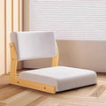 ELEFOCUS Japanese Backrest Seat Chair Tatami Bay Window Bed Legless Chair with Cushion Meditation Chair(Color1)