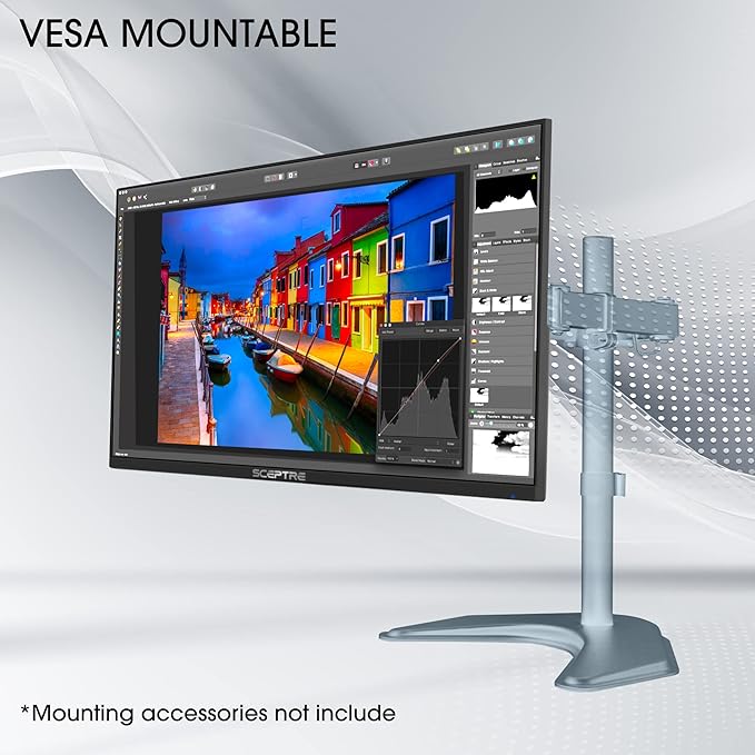 Sceptre IPS 27-Inch Business Computer Monitor 1080p 75Hz with HDMI VGA Build-in Speakers Machine Black 2020 (E275W-FPT) 27 IPS 75Hz