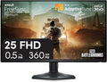 Alienware 25 Gaming Monitor AW2523HF 24.5 IPS LED Full HD (1920 × 1080) 360Hz Display - AMD FreeSync - VESA - Monitor (USB HDMI) Height/Tilt/Swivel/Pivot Adjustability - Dark side of the Moon