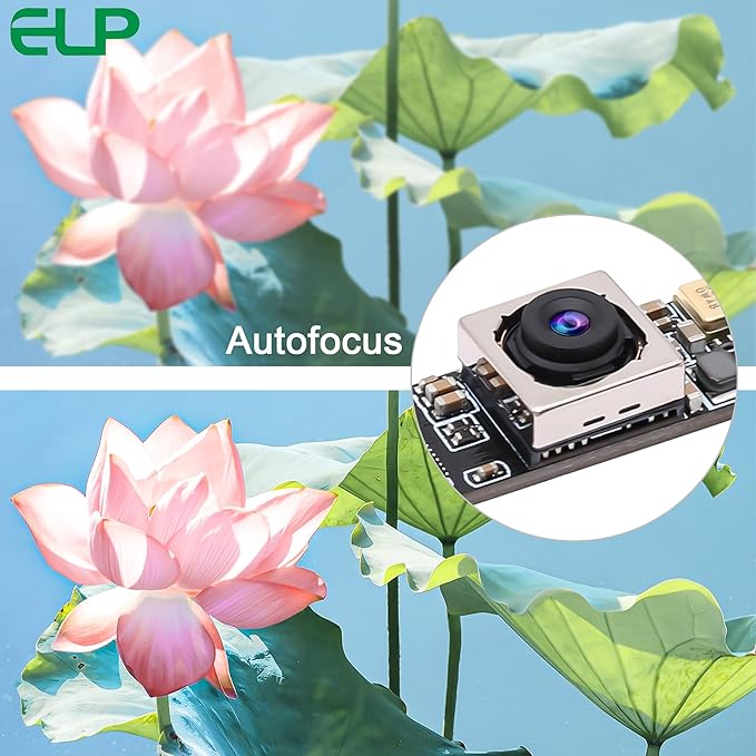 Webcamera_usb 16mp Autofocus USB Camera Module with Microphone for Computer Mini Lightburn Camera Micro USB Security PC Camera CCTV Video Laser Engraver Webcam Board (68degree no distortion lens)