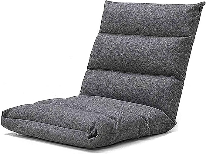 Recliner Chair Indoor Floor Gaming Chair Bed Chairs Sofa Lazy Chair with Back Support Pillow Lightweight