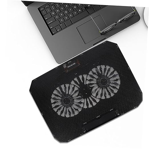 Angoily Laptop Cooling Fan Pad USB Laptop Cooler Stand Material Silent Cooling Notebook Computer Radiator