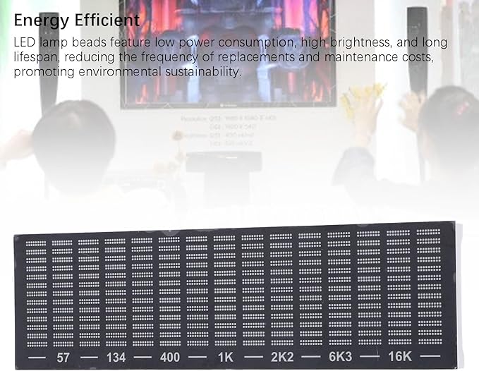 LED Sound Controlled Music Spectrum Display Pickup Ambient Light Atmospheric Rhythm Light Module LED Music Spectrum Voice Controlled Rhythm Light