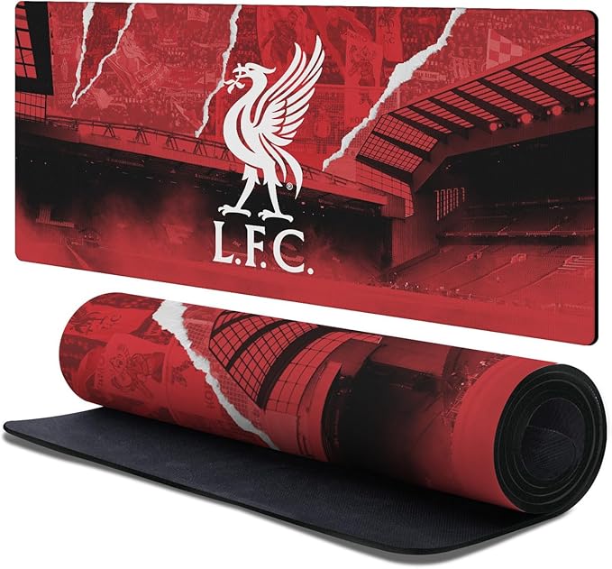 Head Case Designs Officially Licensed Liverpool Football Club Stadium Graphics 37.4 x 15.75 x 0.16 inches (900 x 400 mm) - XL Gaming Office Desk PC Keyboard Mouse Mat Pad