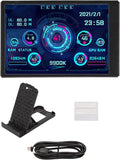 Ejoyous Computer Temp Monitor 3.5 Inch IPS Full View ARGB PC Case Sensor Panel Display Screen for PC CPU RAM Hard Disk Data Monitor (Black)