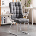 BK&ampMF Modern High-Back Home Office Chair Ergonomic Desk Chair Task Swivel Chair with flip-up Armrests with Lumbar Support for Back Pain WomenJ