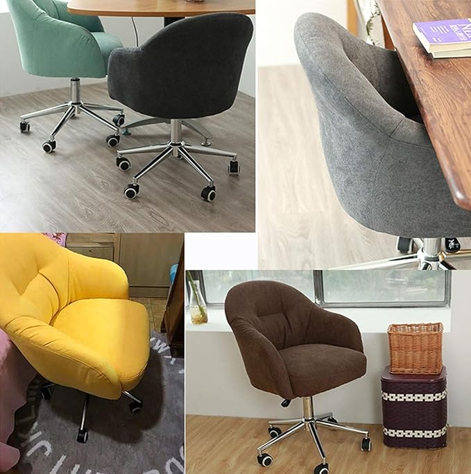 Gaming Chair Velvet Accent Chair Living Room 360 Degree Swivel Chair Velvet Home Office with Thick Sponge Cushion for Bedroom (Color : #8)