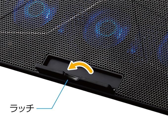 MCO Z4237 Laptop Cooler 2-Way 6Fan All-Over Cooling Type