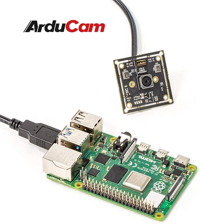 Arducam 16MP Autofocus USB Camera for Computer with Microphone 1/2.8 IMX298 Mini UVC USB2.0 4K Video Webcam with 3.3ft/1m Cable for Windows Linux Android and Mac OS