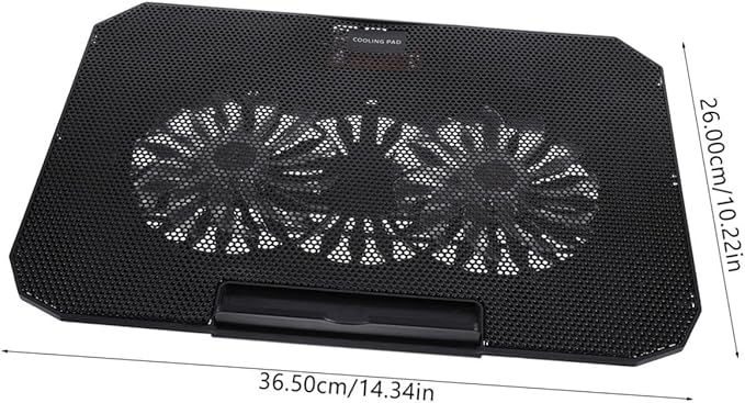 DOITOOL Laptop Radiator Stand Ultra-Quiet Fans Cooling Pad for Laptops Material Notebook Computer Cooler