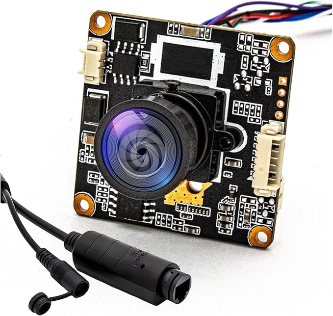 IP Camera Module 3MP 25FPS Mini Network Camera Board POE48V Wide Angle 1mm 146 Degree M12 Lens HD Security Webcam