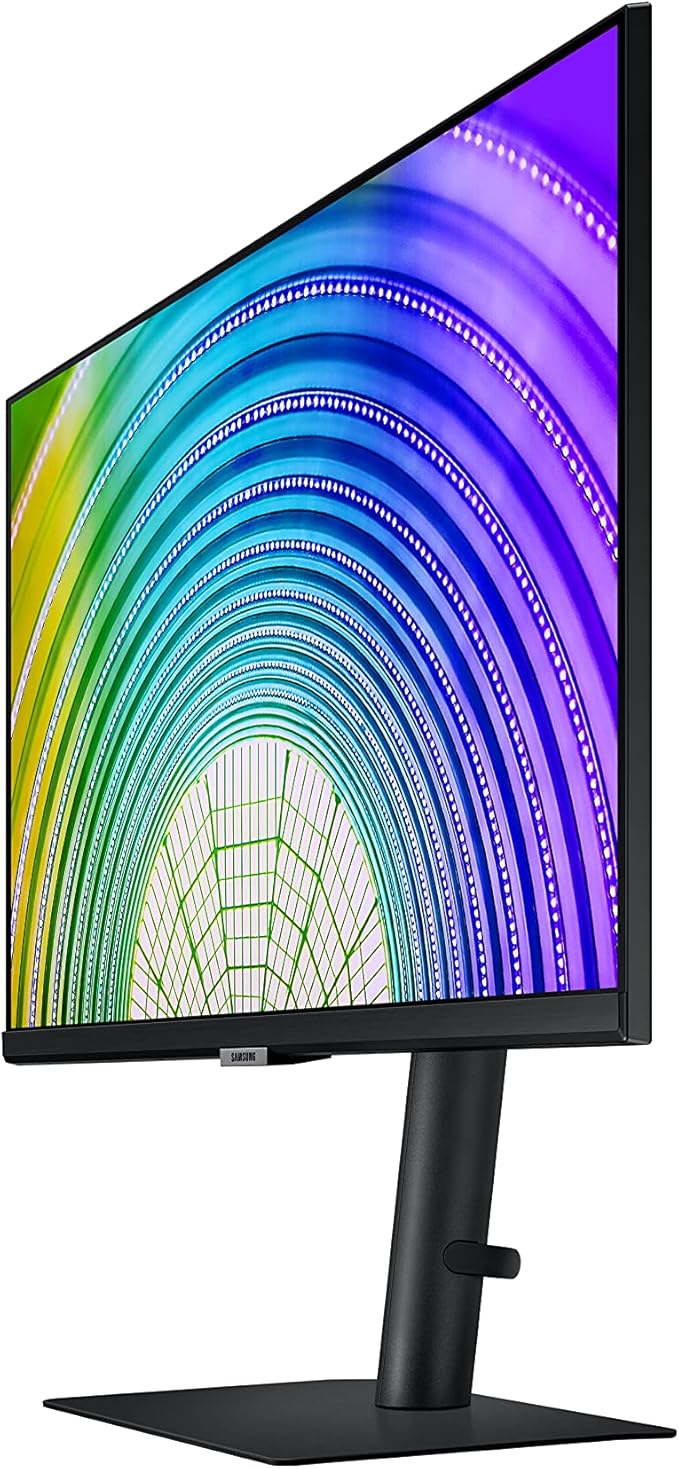 SAMSUNG 24 Inch QHD Computer Monitor 75Hz HDMI Monitor Vertical 1440p IPS Monitor HDR10 (1 Billion Colors) TUV-Certified Intelligent Eye Care S60A (LS24A600NWNXGO)
