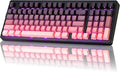ZORNHER ZH980 Mechanical Keyboard Wireless95% Pink Creamy Keyboard with Number PadGaming Keyboard with Number PadLighted Up PBT KeycapsCreamy Sounding Linear SwitchesFull Size