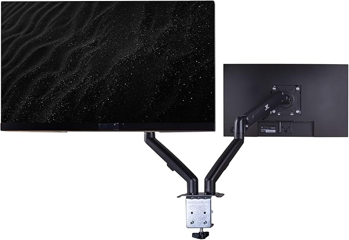 Samsung View Finity S6 S65TC 34 Ultra-WQHD VA Monitor with HDR10 AMD FreeSync Anti Glare Flicker Free Displayport White (LS34C654TANXGO) 2 Pack with DKZ Hub &amp ErgoFlexy Dual Monitor Mount