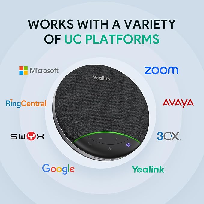 Yealink UVC34 Webcam SP92 USB-C/A Conference Speakerphone Bundle