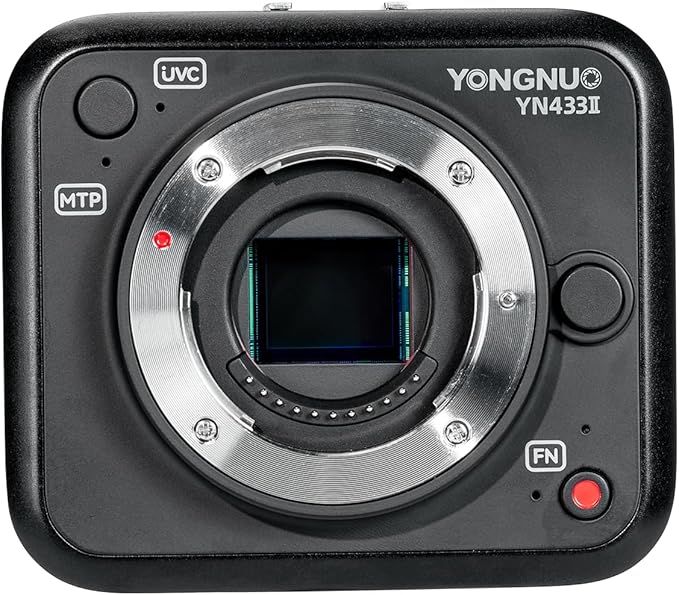 YONGNUO YN433 II 4K Live Streaming Camera w/ 12-35mm F2.8-4M Lens Interchangeable M43 Micro Four Thirds Support Android System for Panasonic LUMIX Professional Camera Lens