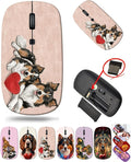 maizi Wireless Mouse Laptop for Mac Computer Personal Laptop Wireless Mice Collies 2.4G USB Receiver Lightweight Printed in USA